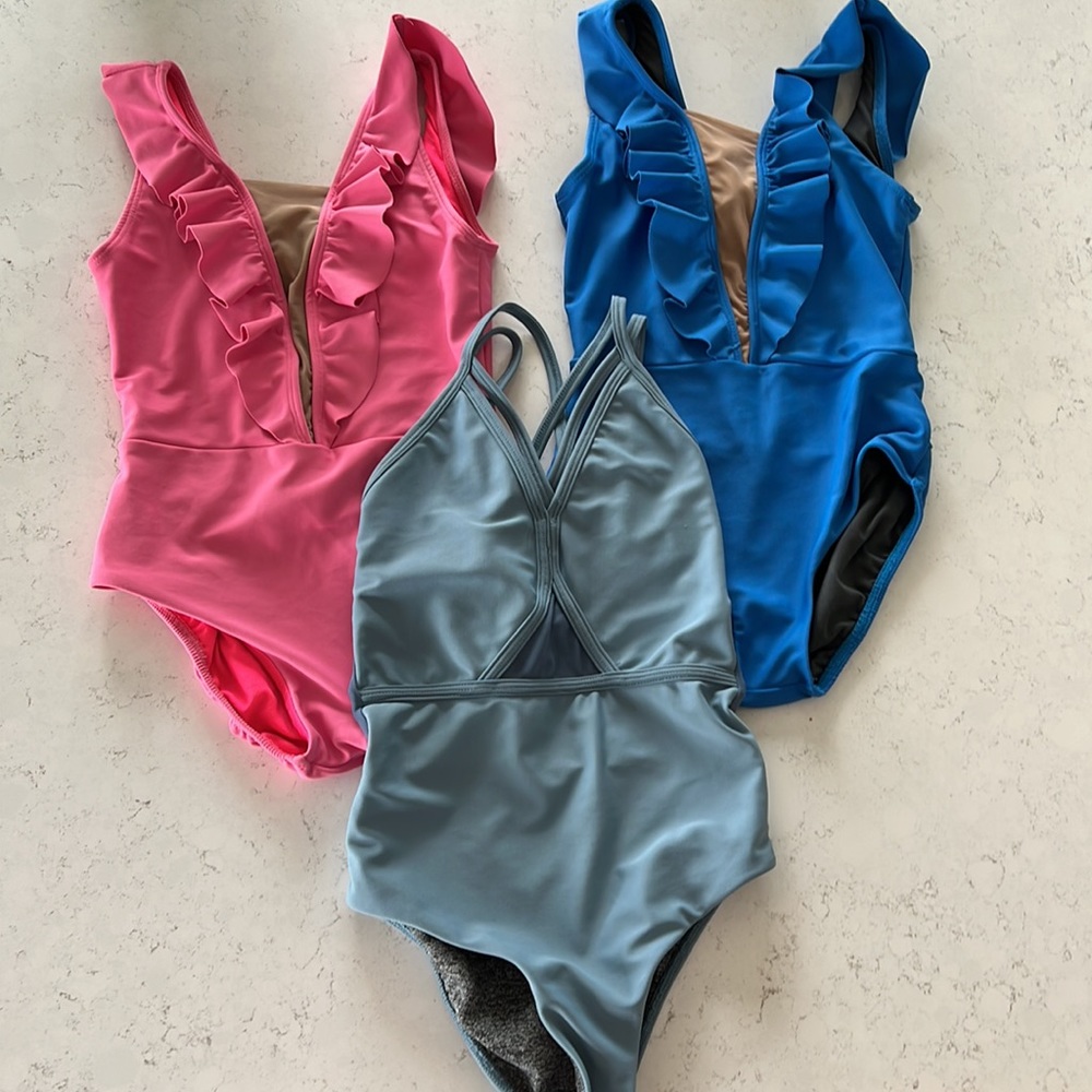 Bundle of 3 Five Leotards excellent condition